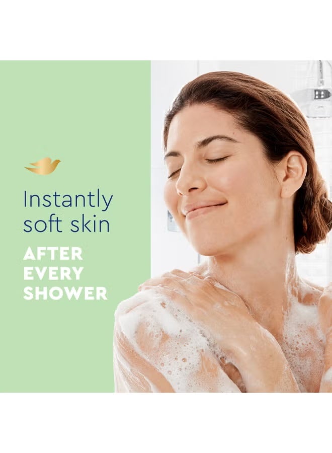 دوف غسول الاستحمام لمسة انتعاش لتغذية البشرة بخلاصة الخيار والشاي الأخضر بتقنية مزيج تجديد الترطيب 500ملليلتر - Image 4